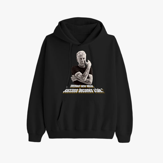 Bourdain Quote Unisex Fleece Hoodie