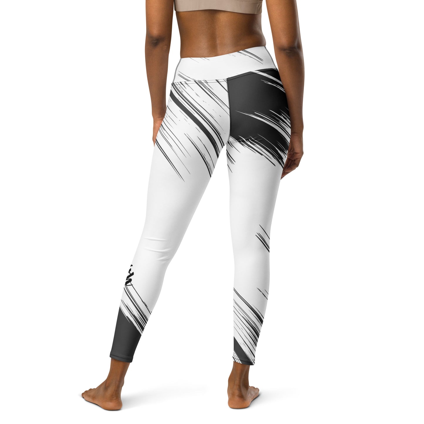 Yoga Leggings - Slant Sketch Addition