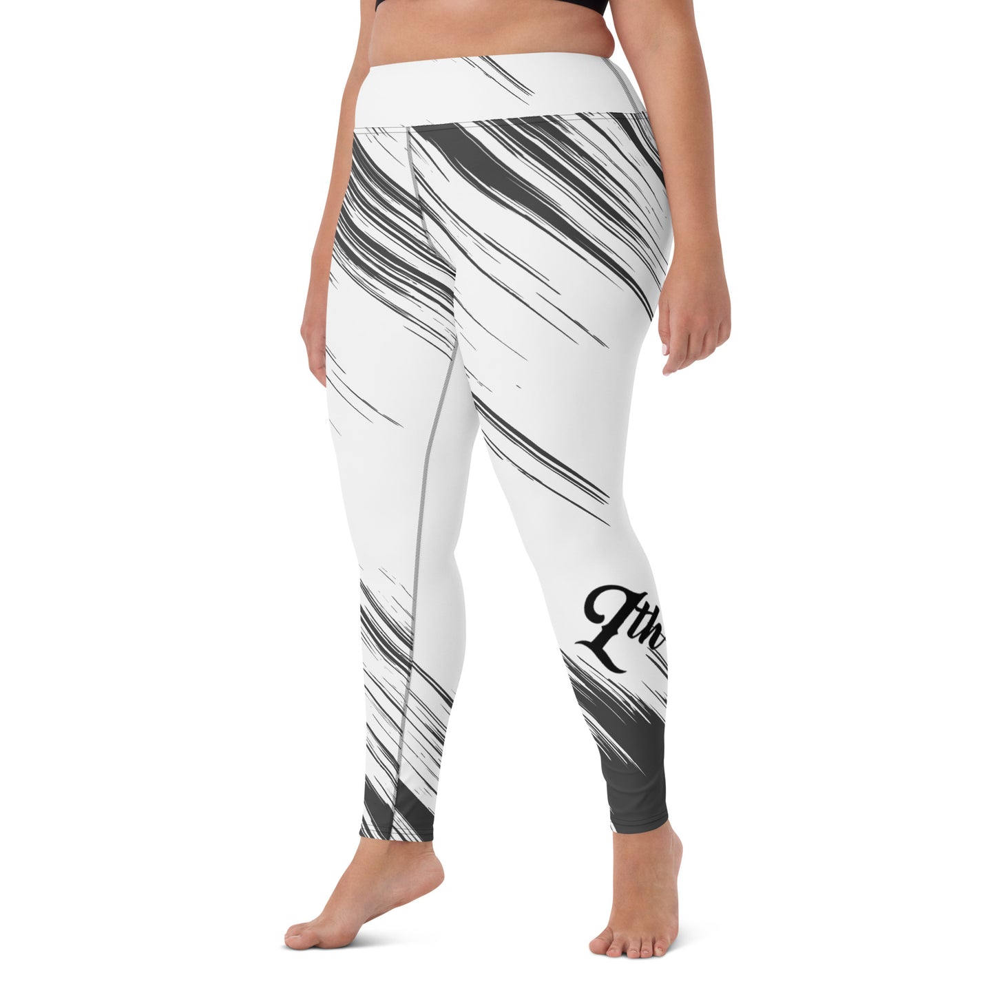 Yoga Leggings - Slant Sketch Addition