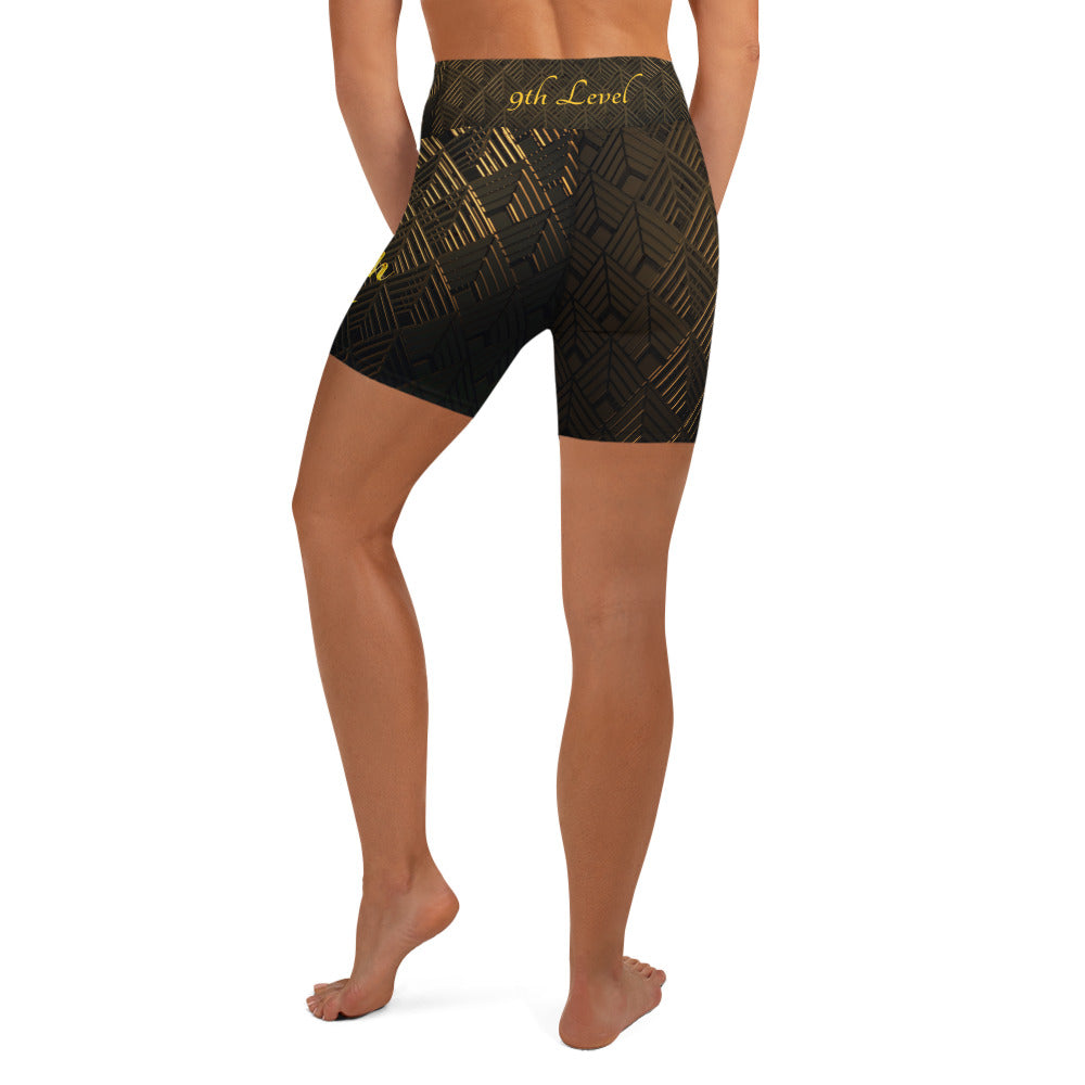 Golden Sun Yoga Shorts