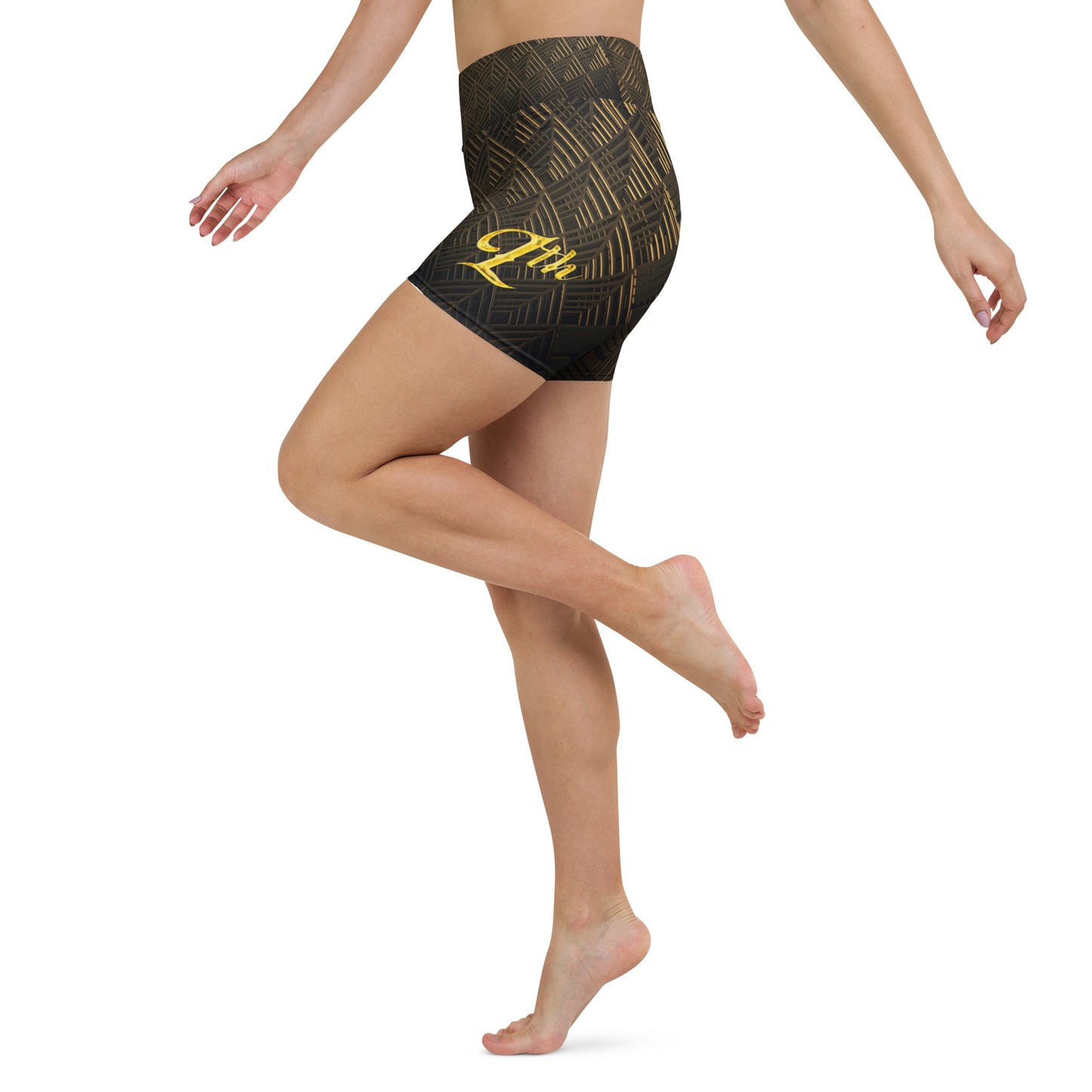 Golden Sun Yoga Shorts